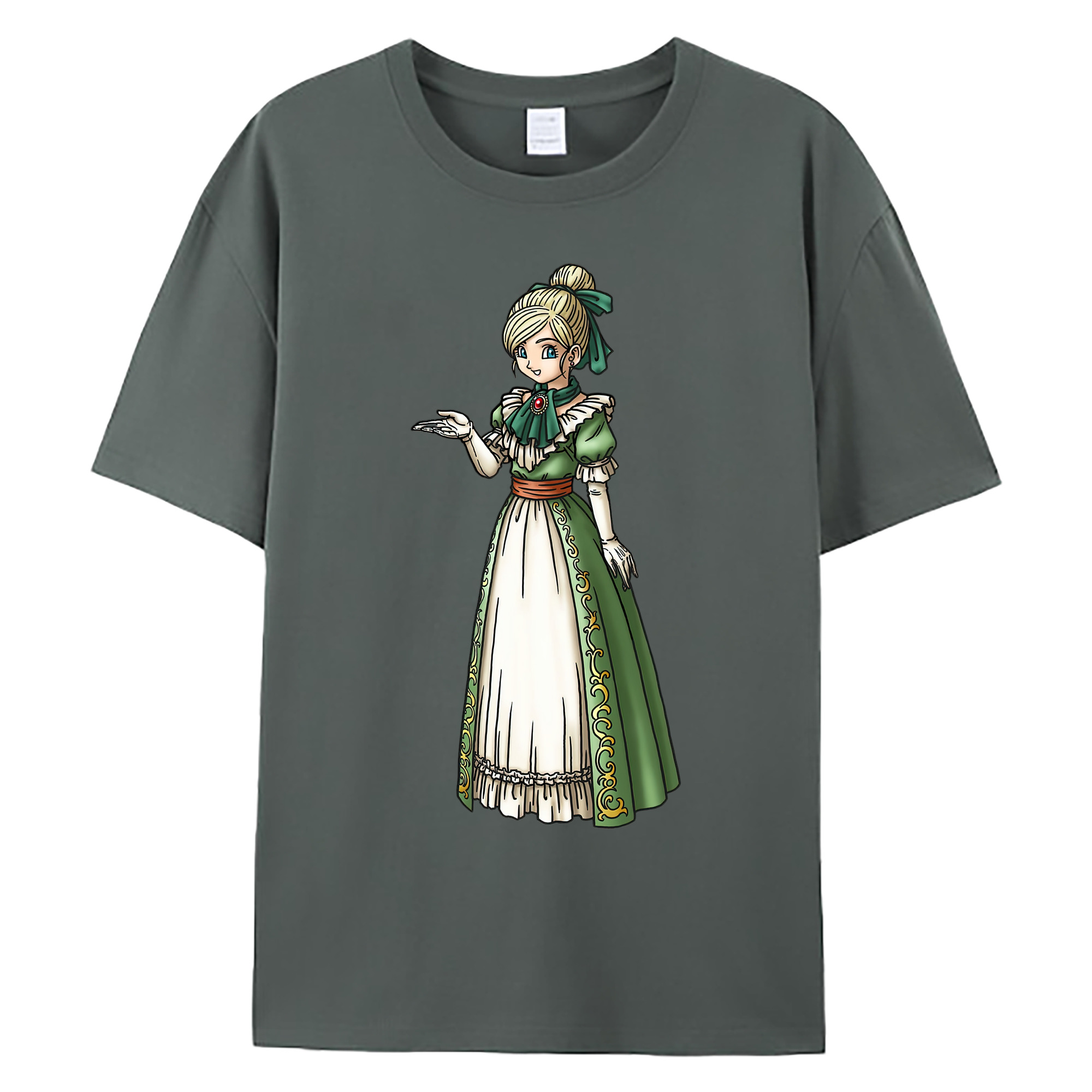 （画像用） ドラゴンクエスト Doragon Kuesuto Dragon Quest 綿100％ メンズ半袖Tシャツ｜肌触りやわらか＆通気性